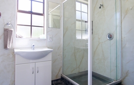 ensuite bathroom in the unit