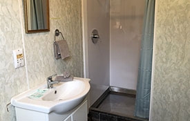 ensuite bathroom in the unit